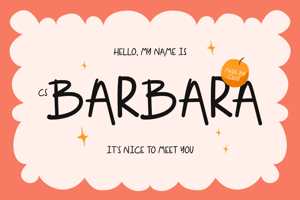 Related font CS Barbara