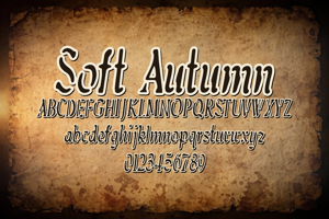 Related font Soft Autumn