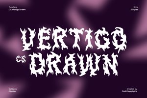 Related font CS Vertigo Drawn