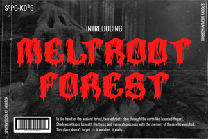 Related font Meltroot Forest
