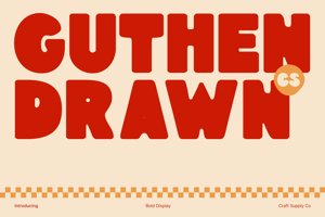 Related font CS Guthen Drawn