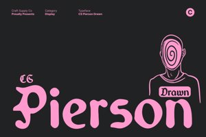 Related font CS Pierson Drawn