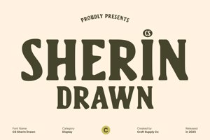 Related font CS Sherin Drawn