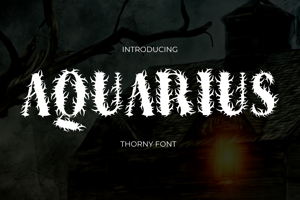 Related font Aquarius Thorny