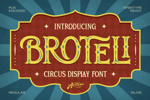 Related font Broteli