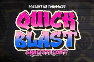 Related font Quick Blast
