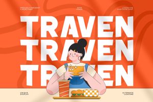 Related font Traven