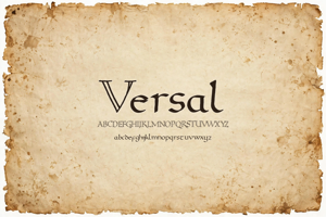Related font Versal