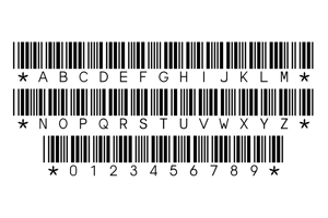 Related font Bar-Code 39