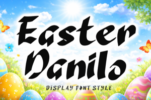 Related font Easter Danilo