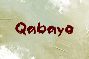 Related font Qabayo