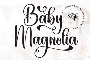 Related font Baby Magnolia