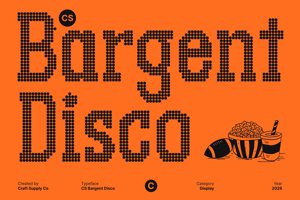 Related font CS Bargent Disco