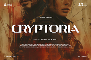 Related font Cryptoria
