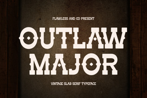 Related font OUTLAW MAJOR