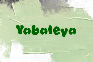 Related font y  Yabaleya