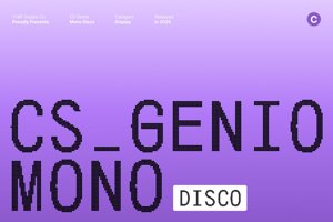 Related font CS Genio Mono Disco