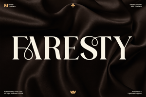Related font Faresty