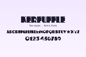 Related font Kerfuffle