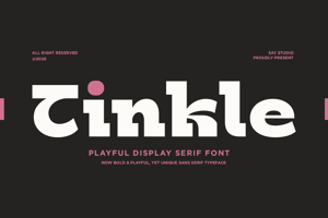 Related font Tinkle DEMO