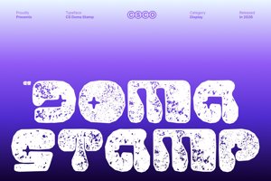 Related font CS Doma Stamp