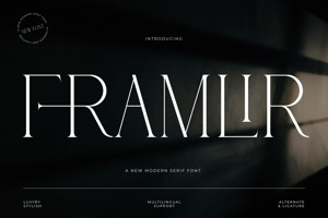 Related font Framlir