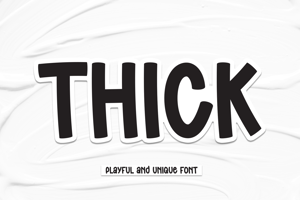 Related font Thick