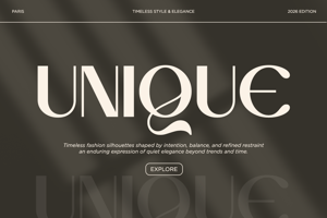 Related font Bovacy DEMO