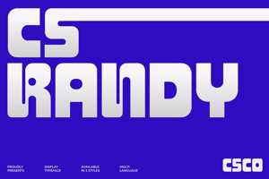 Related font CS Randy
