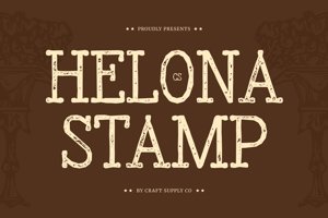 Related font CS Helona Stamp