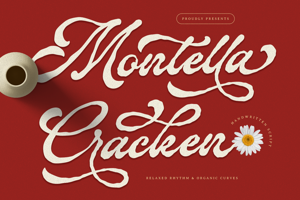 Related font Montella Cracken