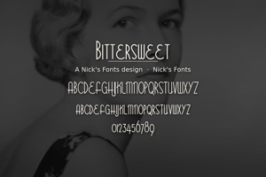 Related font Bittersweet