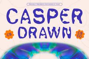 Related font CS Casper Drawn