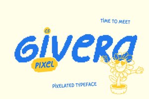 Related font CS Givera Pixel