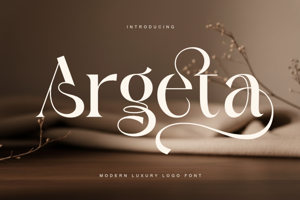 Related font Argeta