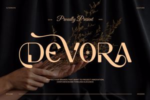 Related font Devora