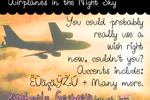 Airplanes in the Night Sky