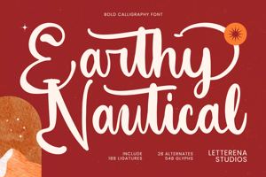 Related font Earthy Nautical VERSION