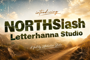 Related font Northslash Demo