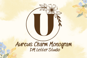 Aureus Charm Monogram