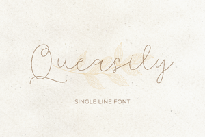 Queasily Single Line