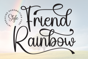 Related font Friend Rainbow