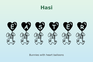 Related font Hasi