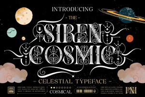 Related font Siren cosmic