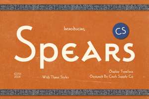 Related font CS Spears