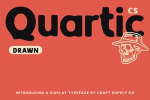 Related font CS Quartic Drawn