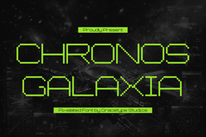 Related font Chronos Galaxia