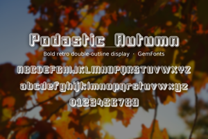 Related font Podastic Autumn