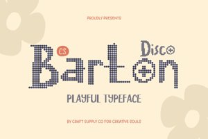 Related font CS Barton Disco