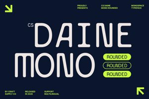 Related font CS Daine Mono Rounded
